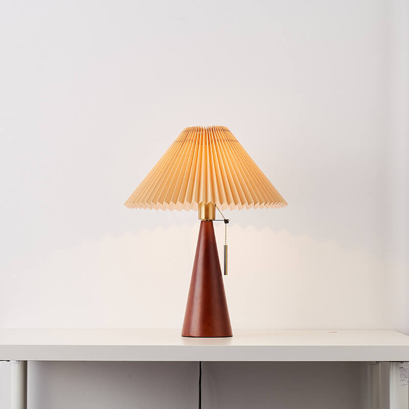Hinoki Pleated Table Lamp