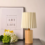 Bosco Pleated Wood Table Lamp