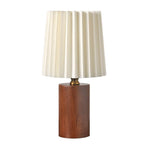 Bosco Pleated Wood Table Lamp