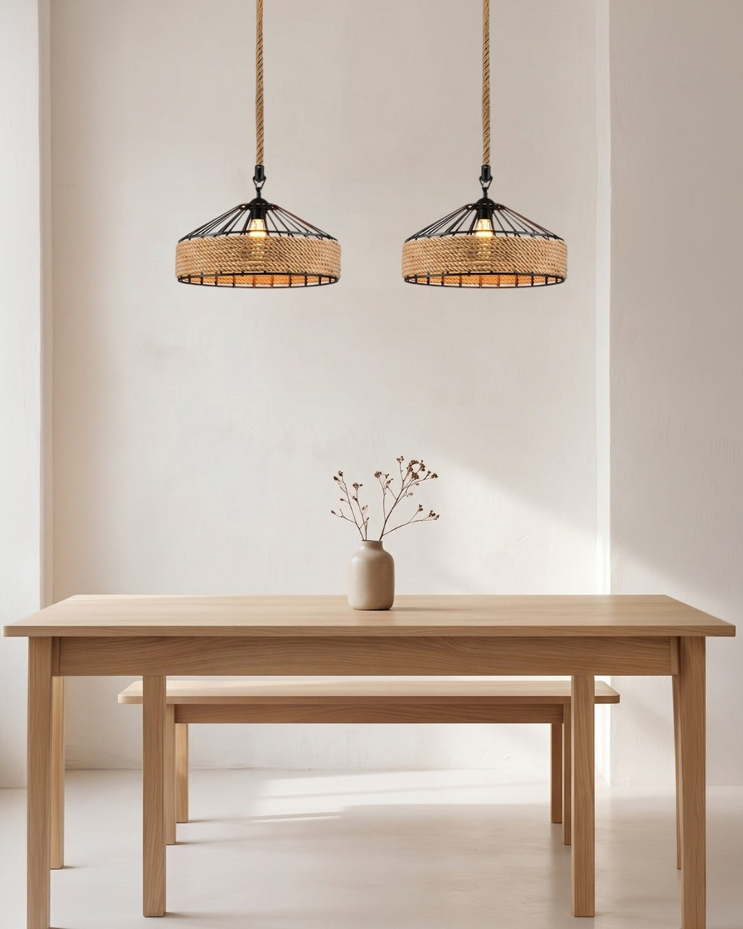 Corva Rope Pendant Light