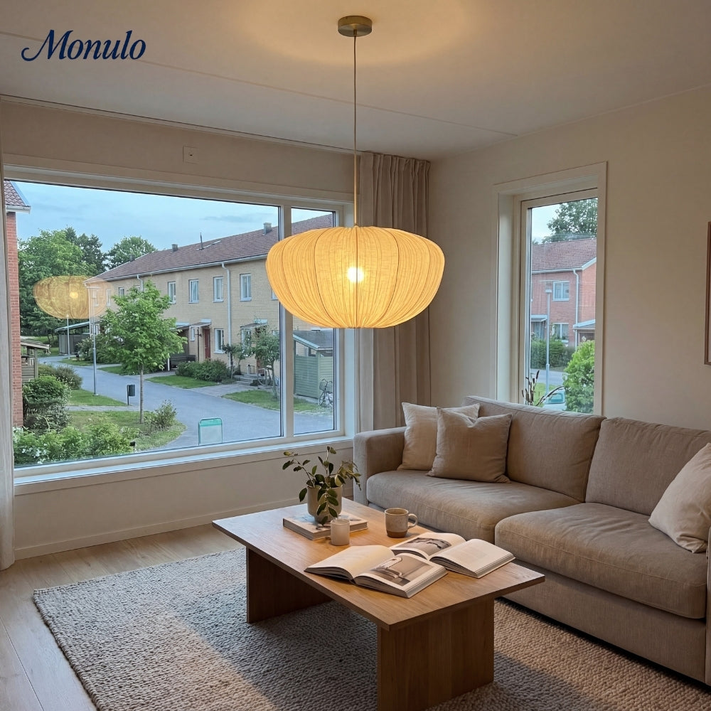 Linna Linen Pendant Light