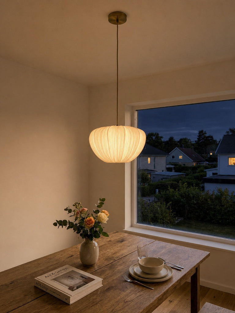 Linna Linen Pendant Light