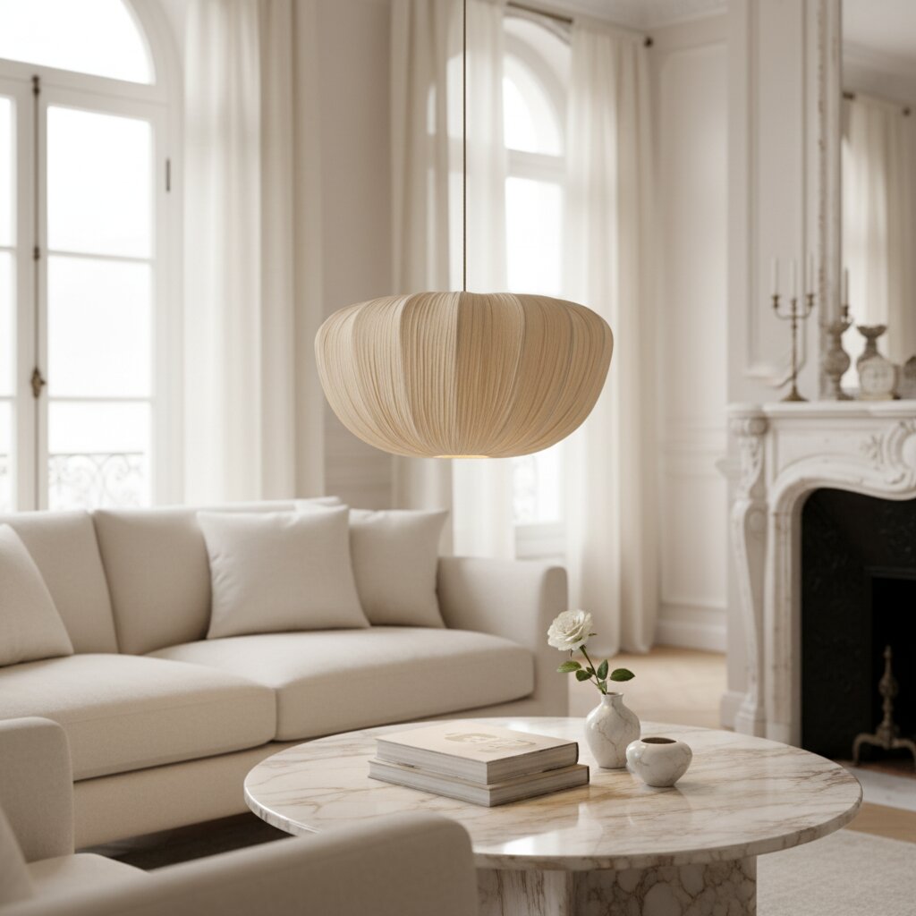 Linna Linen Pendant Light