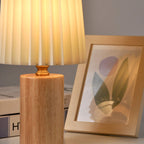 Bosco Pleated Wood Table Lamp