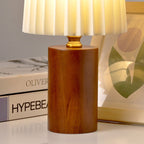 Bosco Pleated Wood Table Lamp