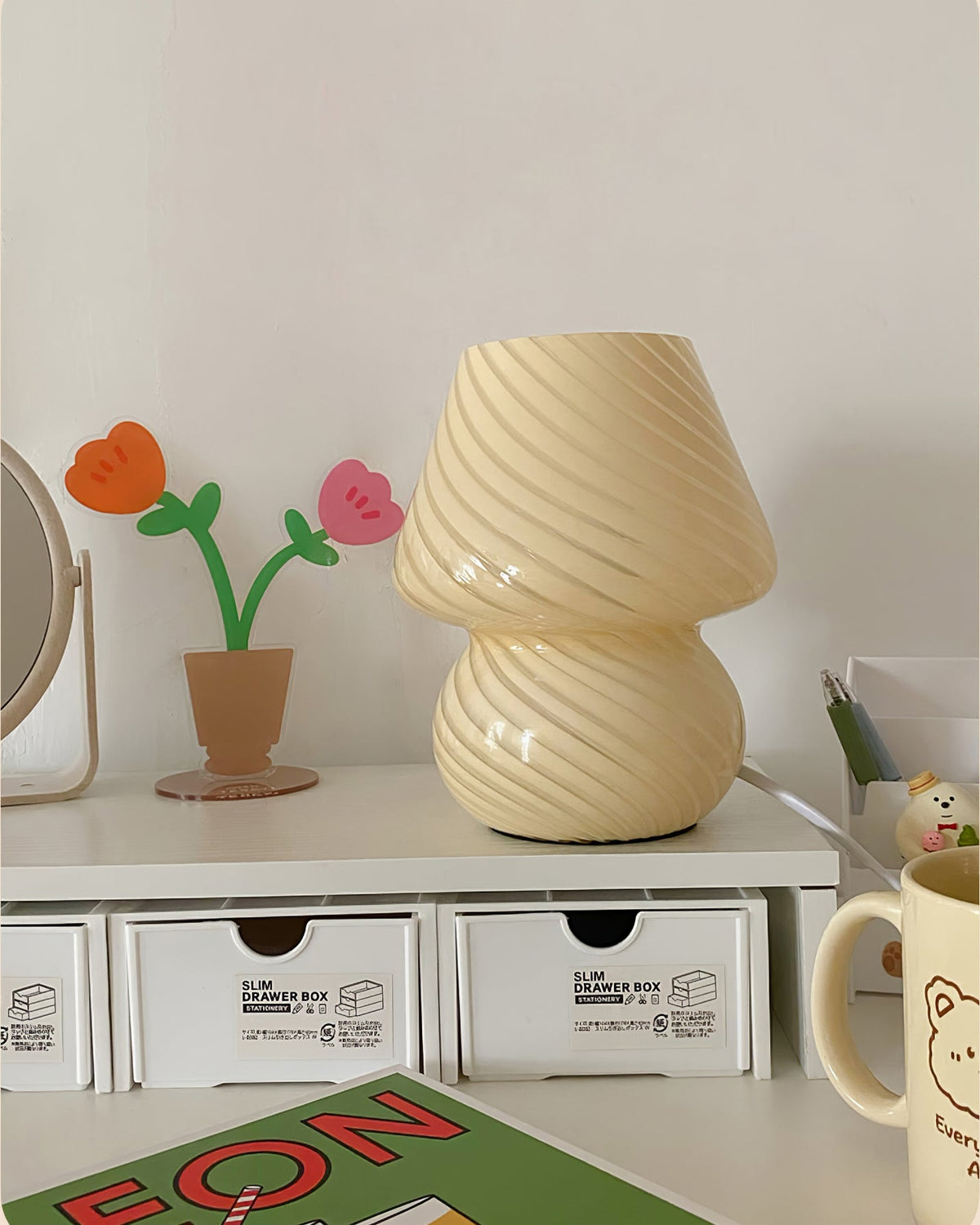 Dolci Glass Table Lamp