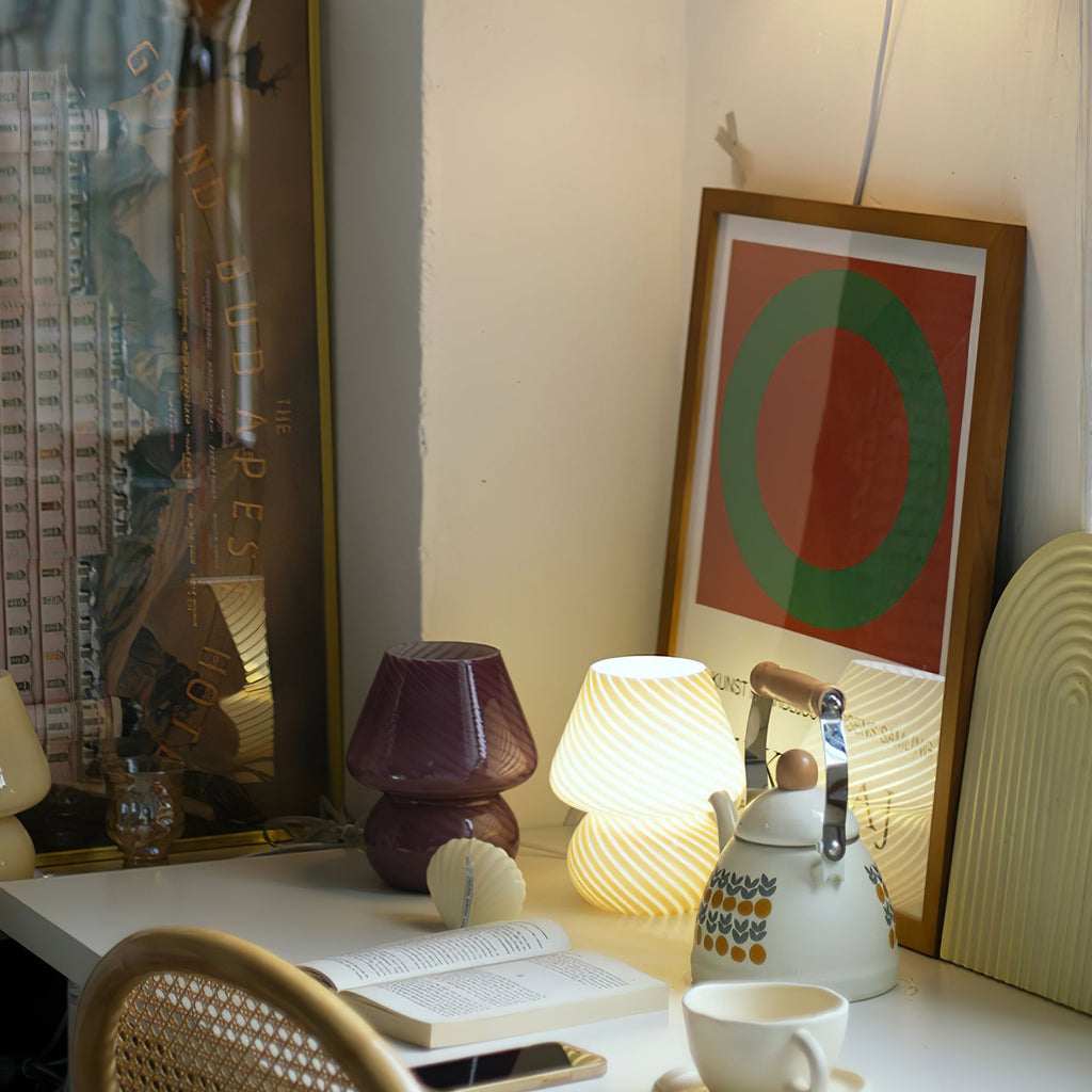Dolci Glass Table Lamp