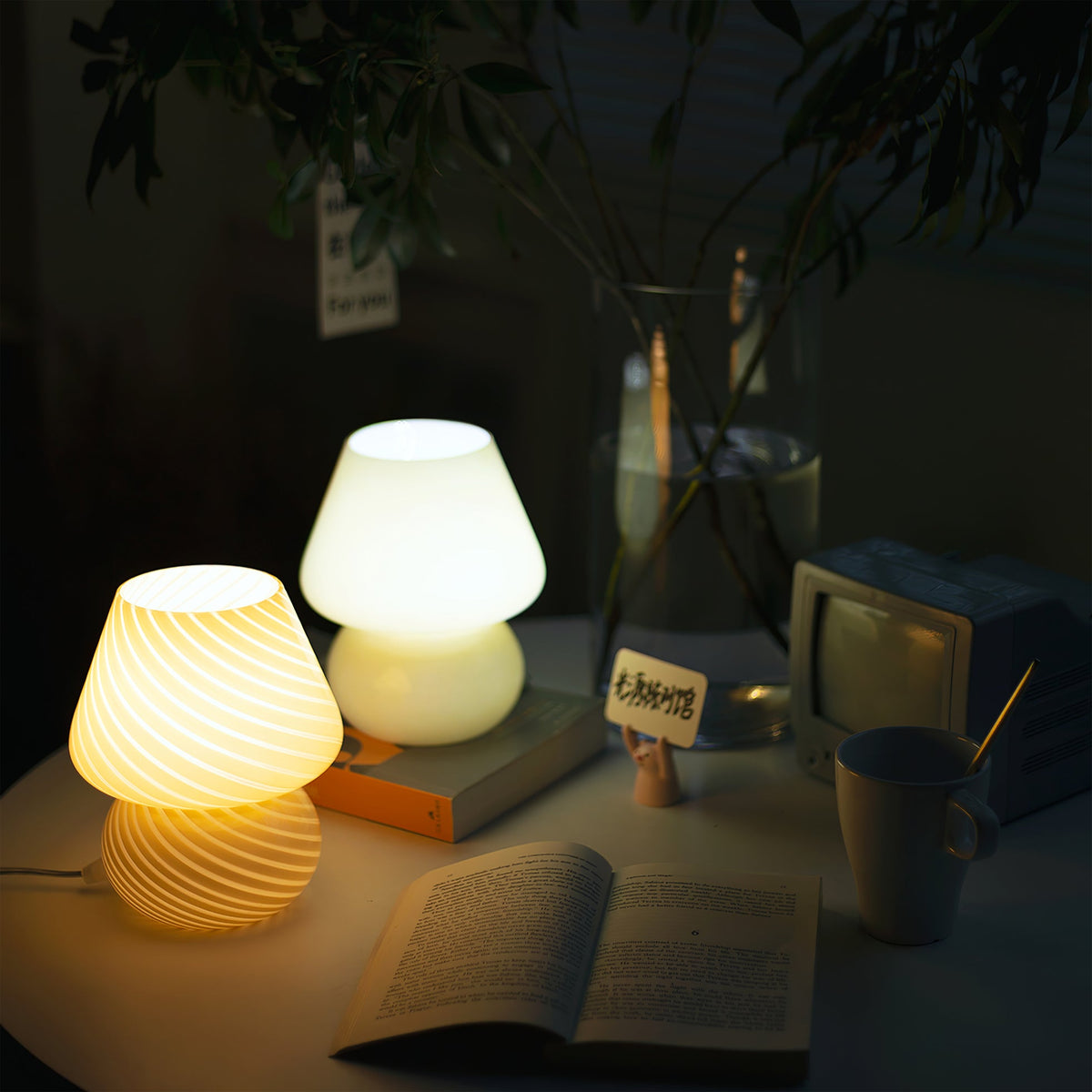 Dolci Glass Table Lamp