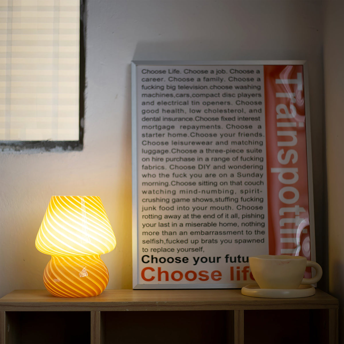Dolci Glass Table Lamp