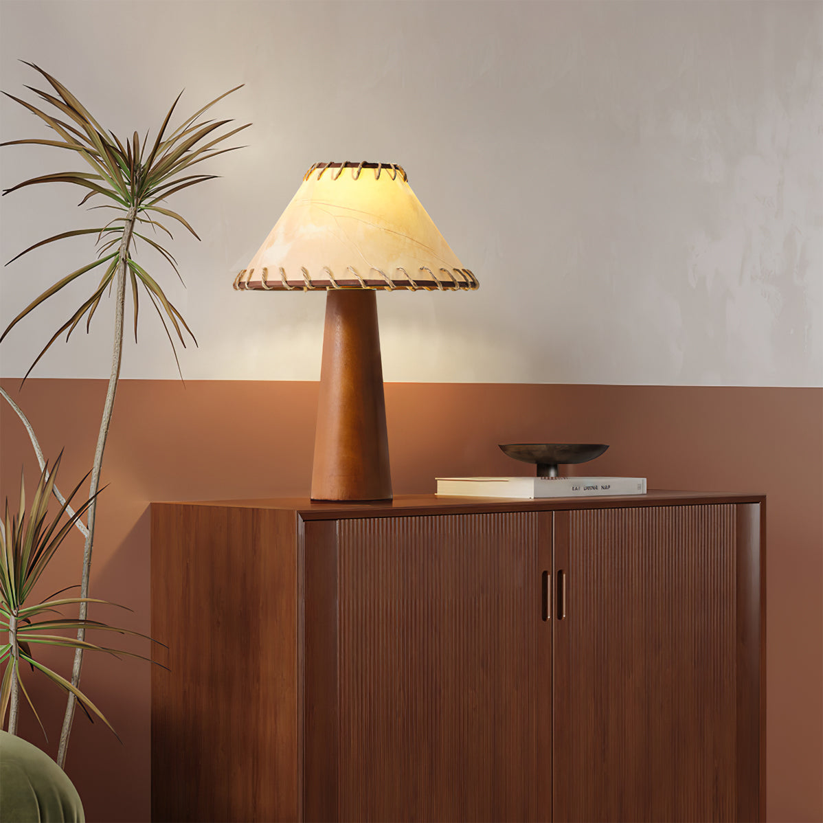 Dovel Wood Table Lamp
