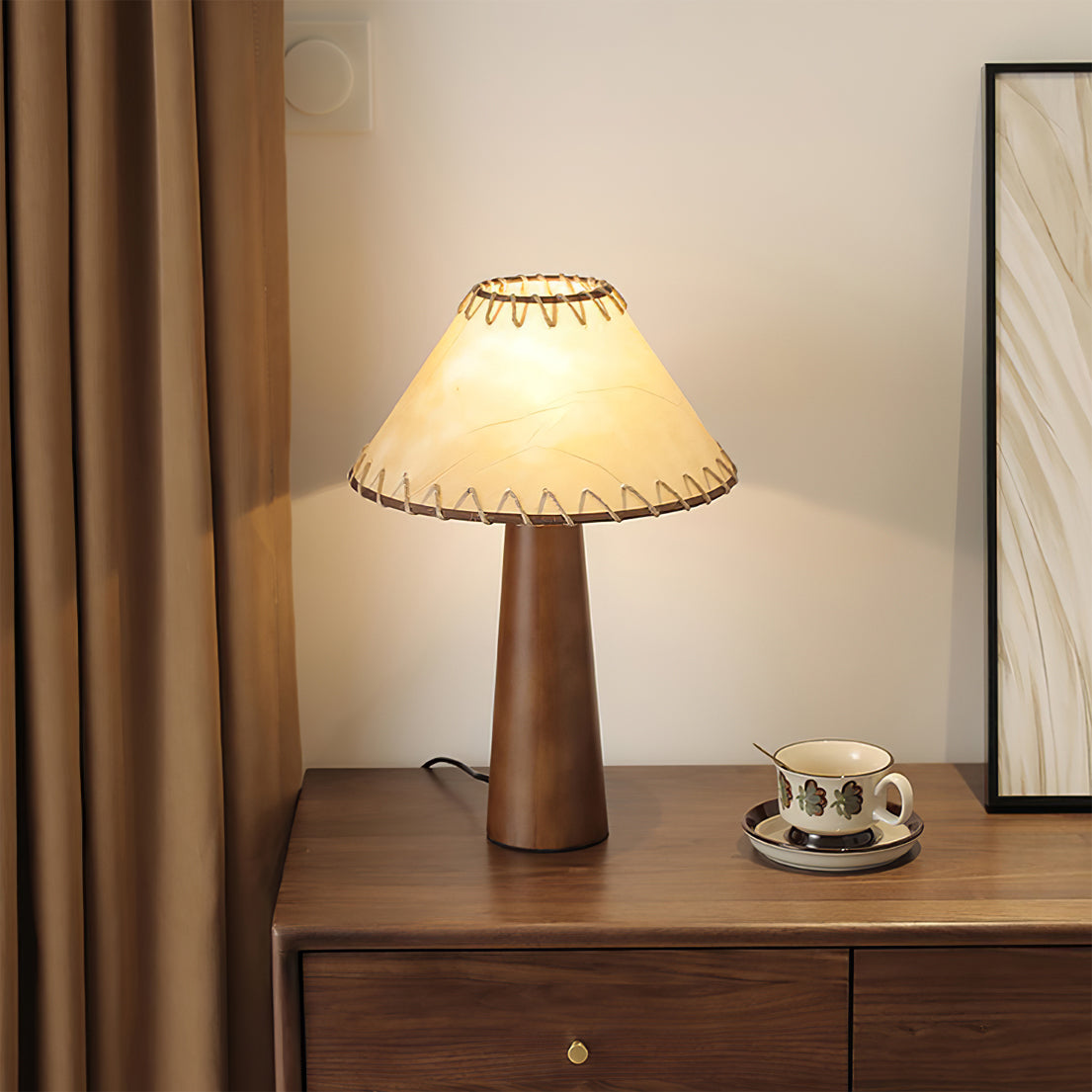 Dovel Wood Table Lamp