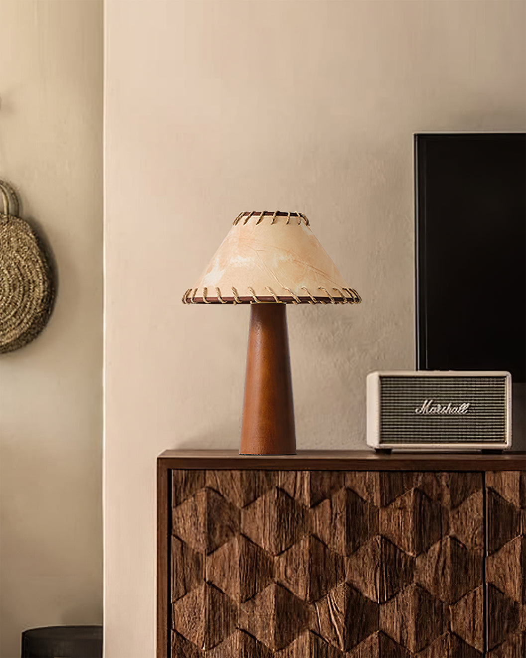 Dovel Wood Table Lamp