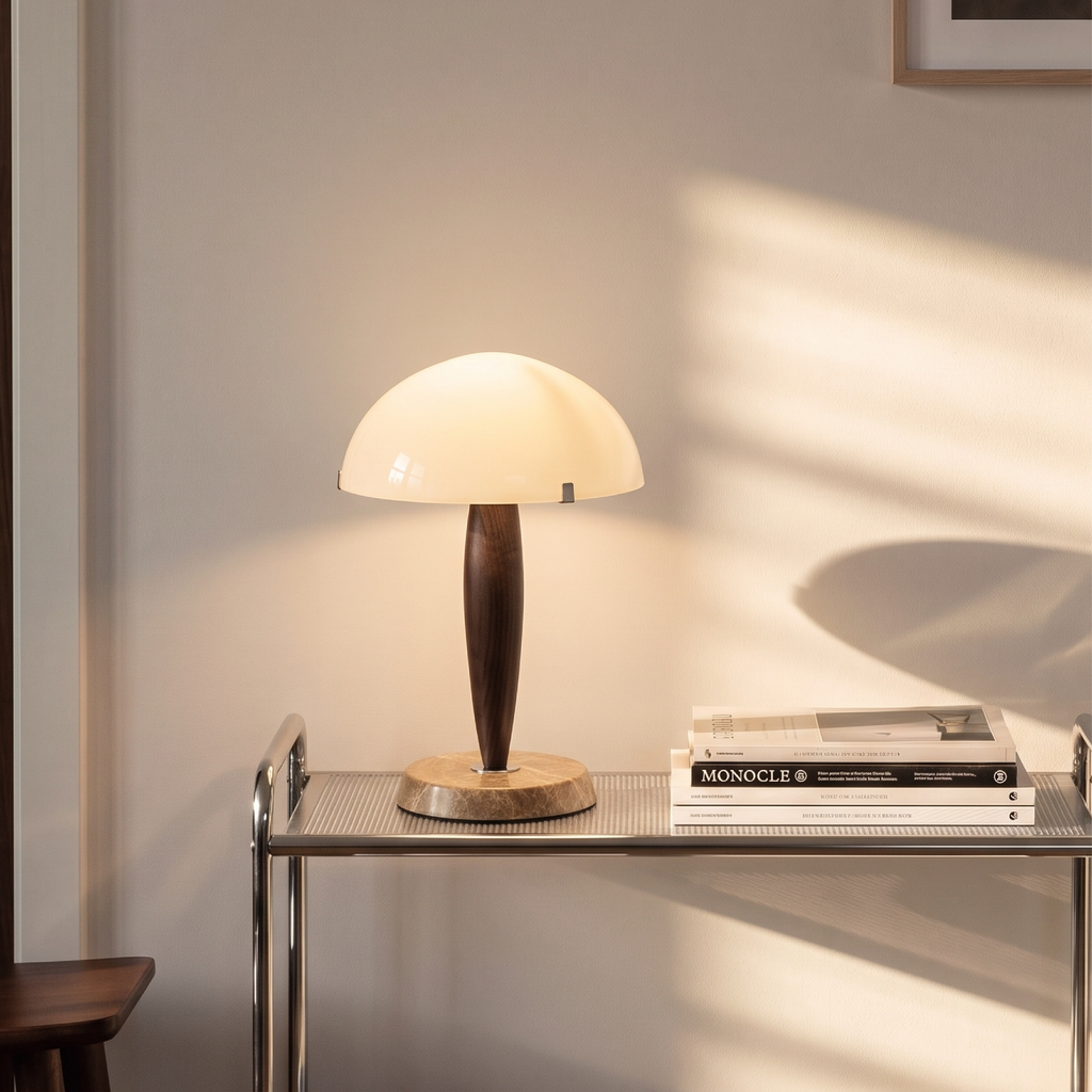 Vesto Walnut Table Lamp