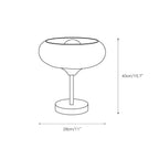 Crema Glass Table Lamp