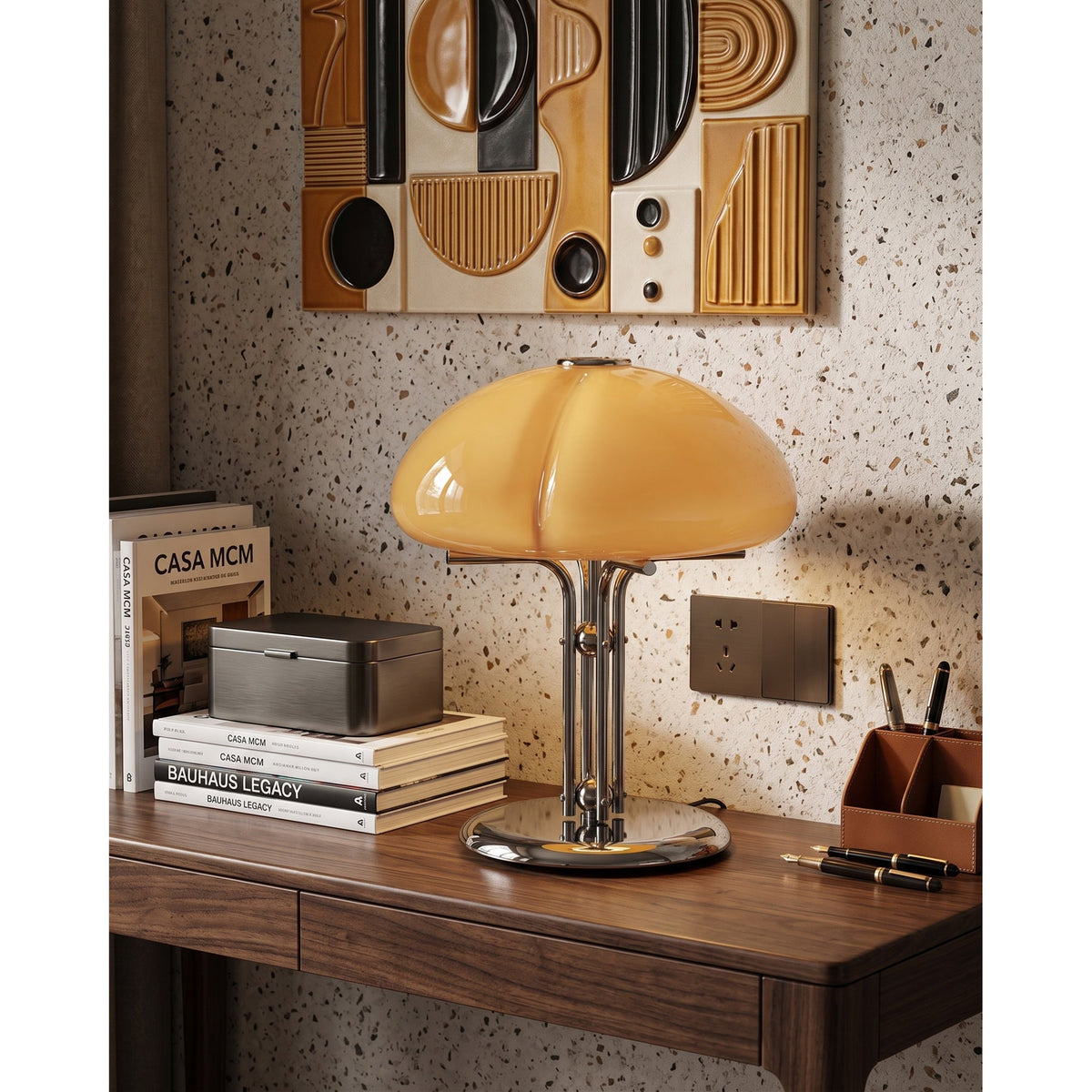 Clovo Glass Table Lamp
