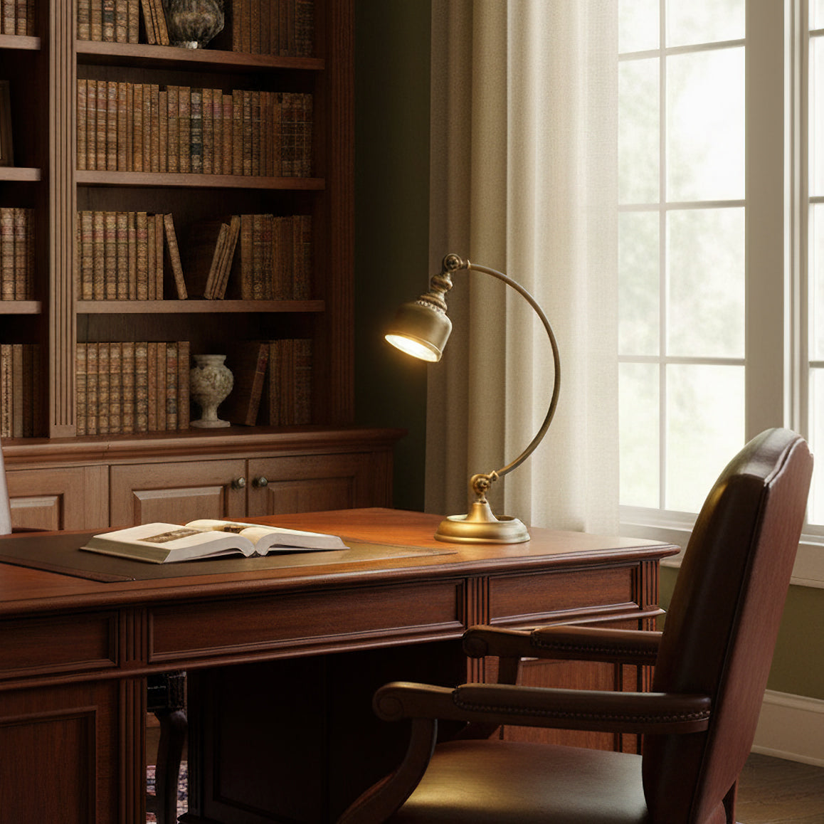 Brevo Brass Table Lamp