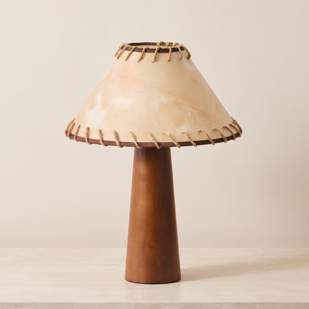 Dovel Wood Table Lamp