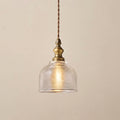 Brolo Brass Glass Pendant Light