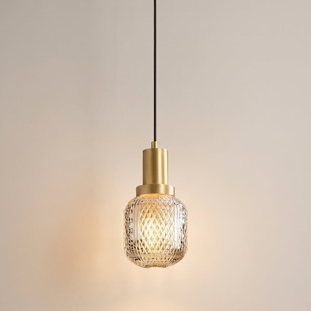 Floret Crystal Glass Pendant Light