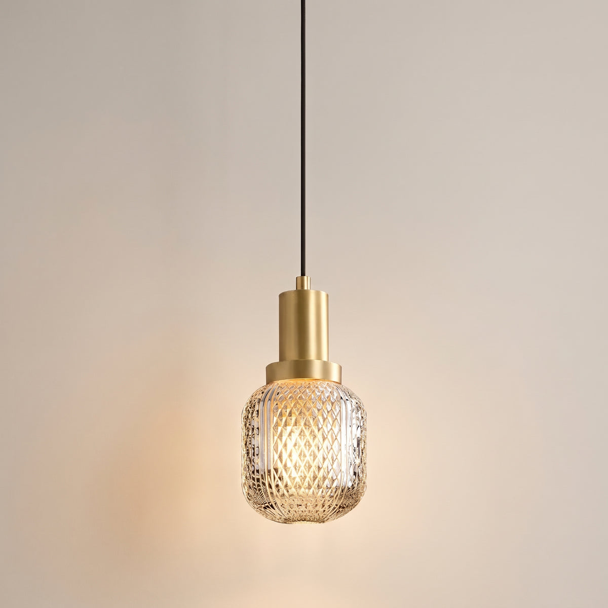 Floret Crystal Glass Pendant Light