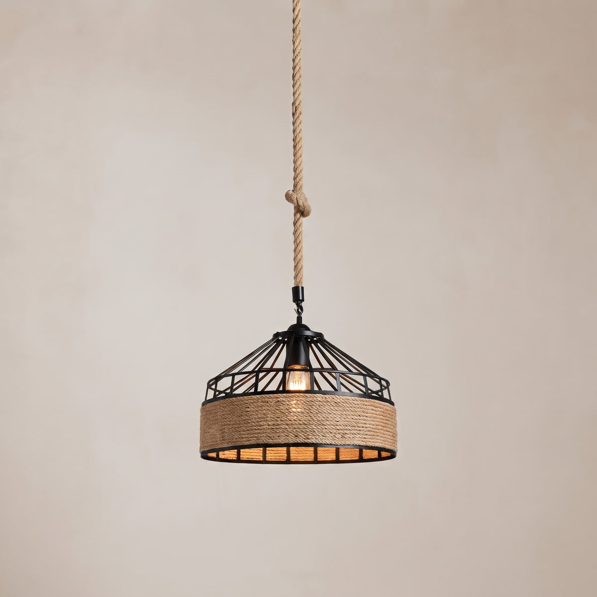 Corva Rope Pendant Light