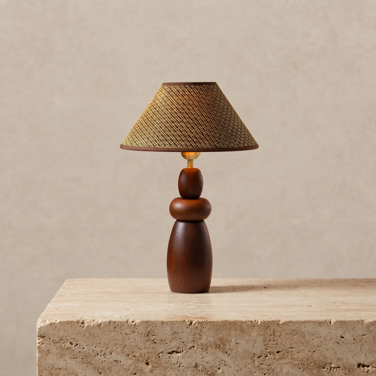 Wovan Wood Table Lamp