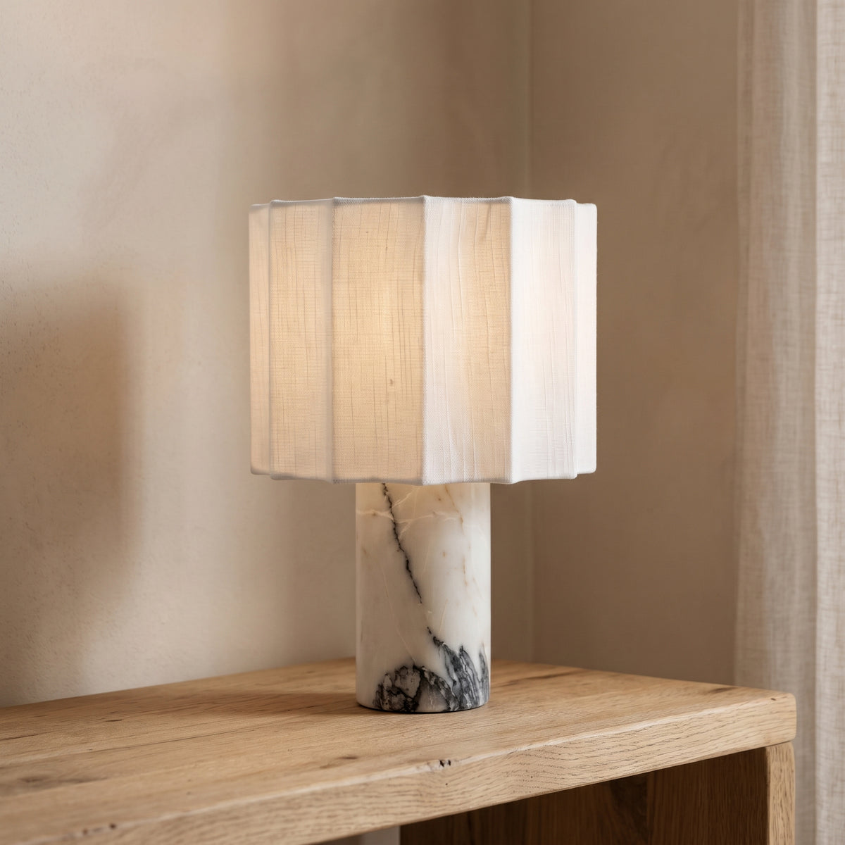Calla Marble Table Lamp