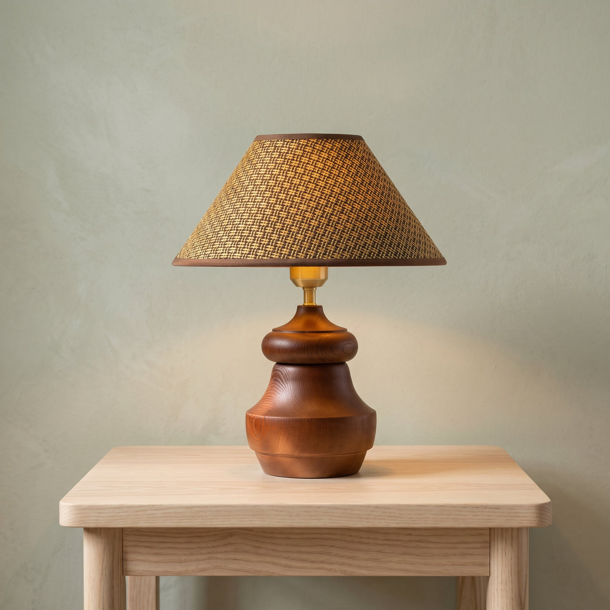 Wovan Wood Table Lamp
