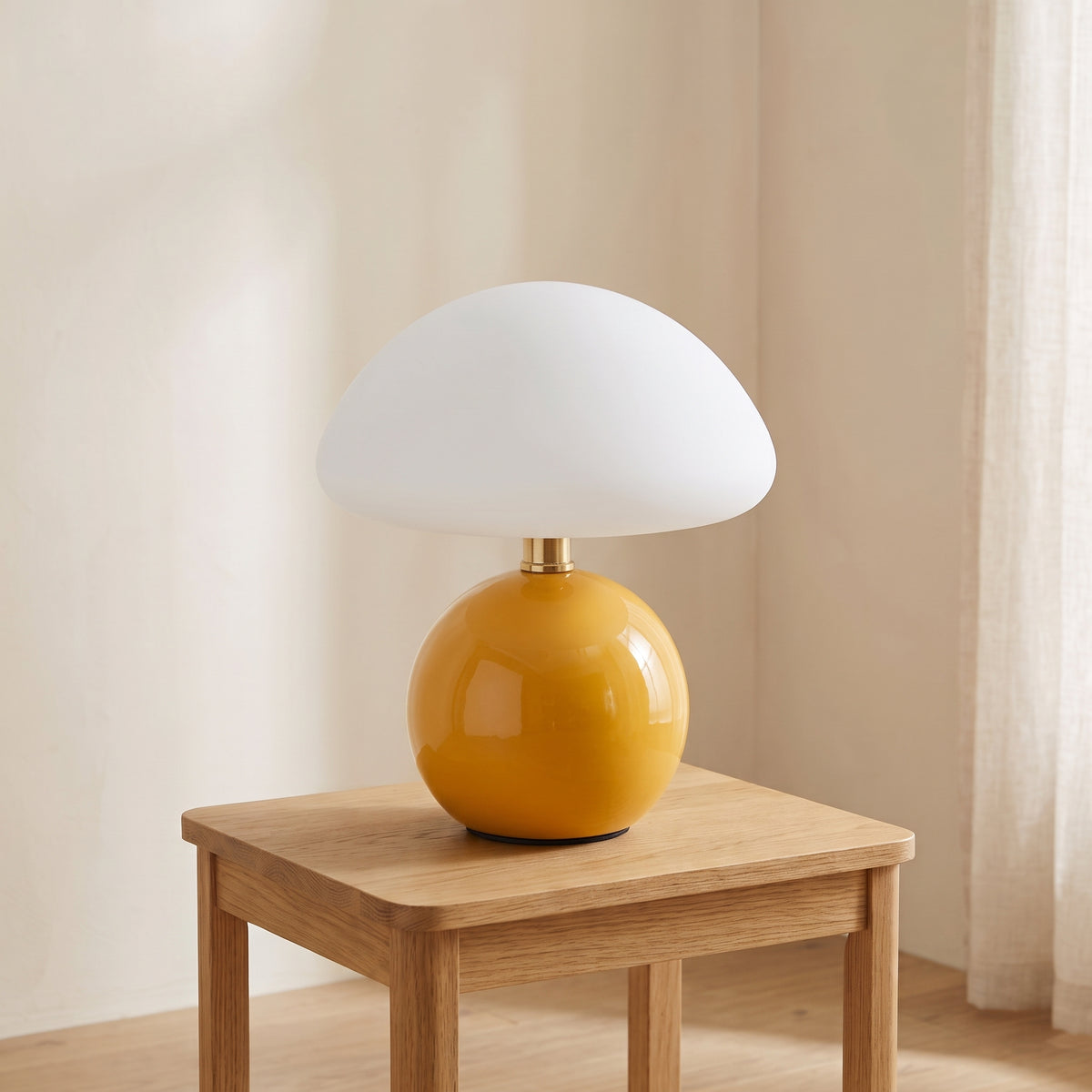 Lunette Ceramic Mushroom Table Lamp