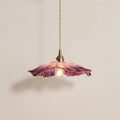 Florin Ribbed Glass Pendant Light