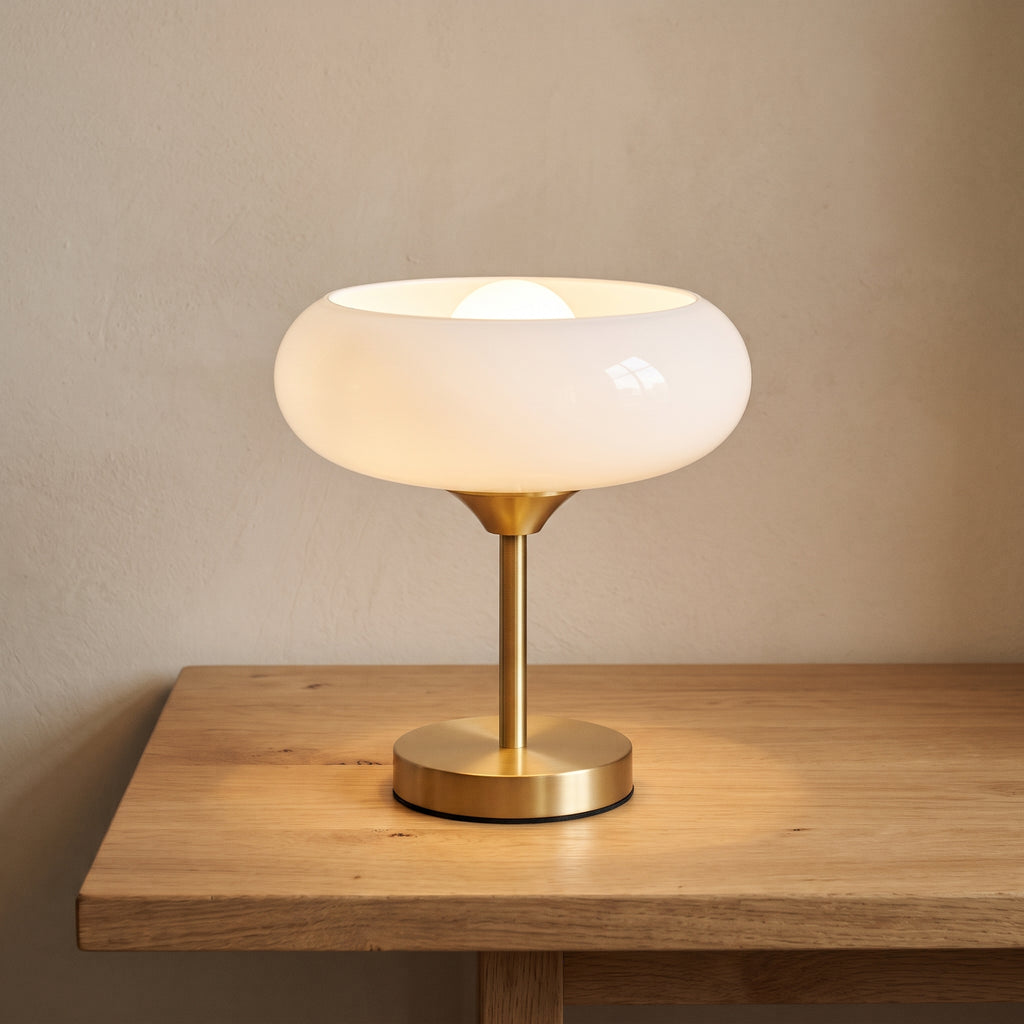 Crema Glass Table Lamp