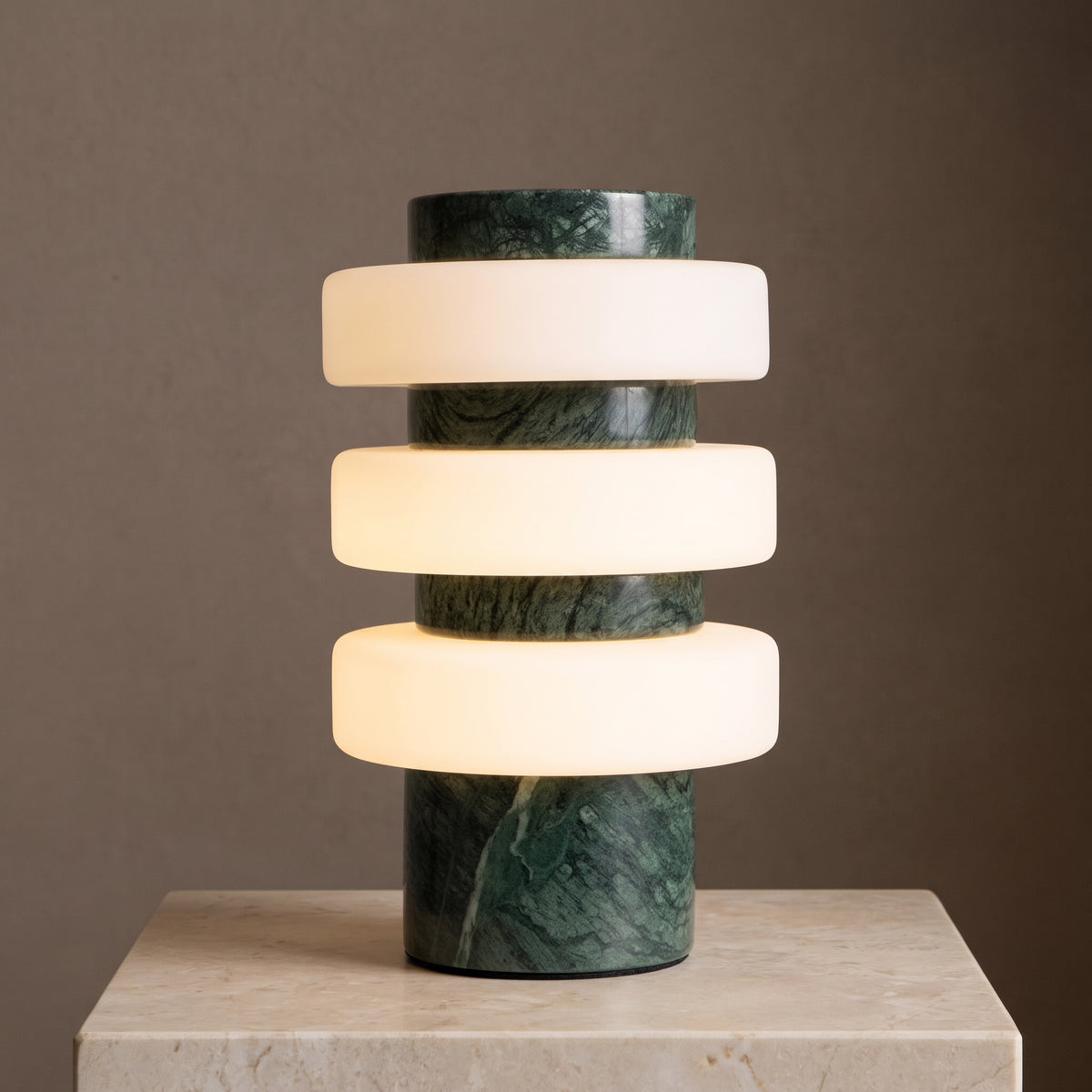 Tiero Travertine Table Lamp