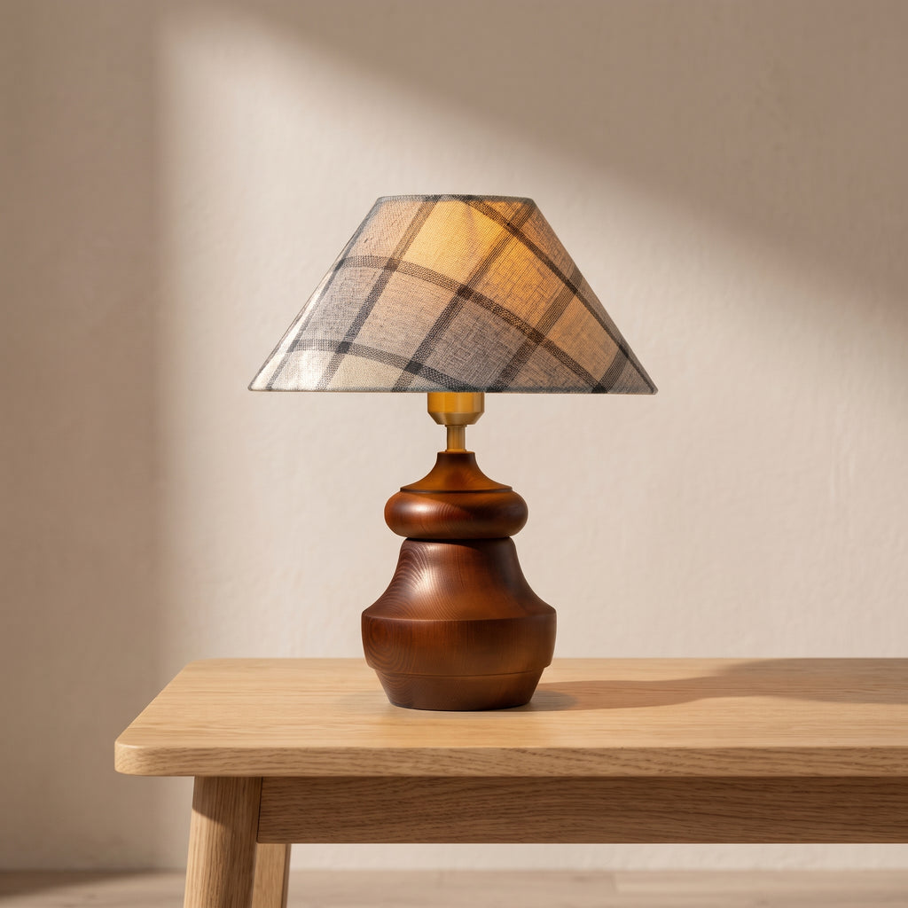 Wovan Wood Table Lamp