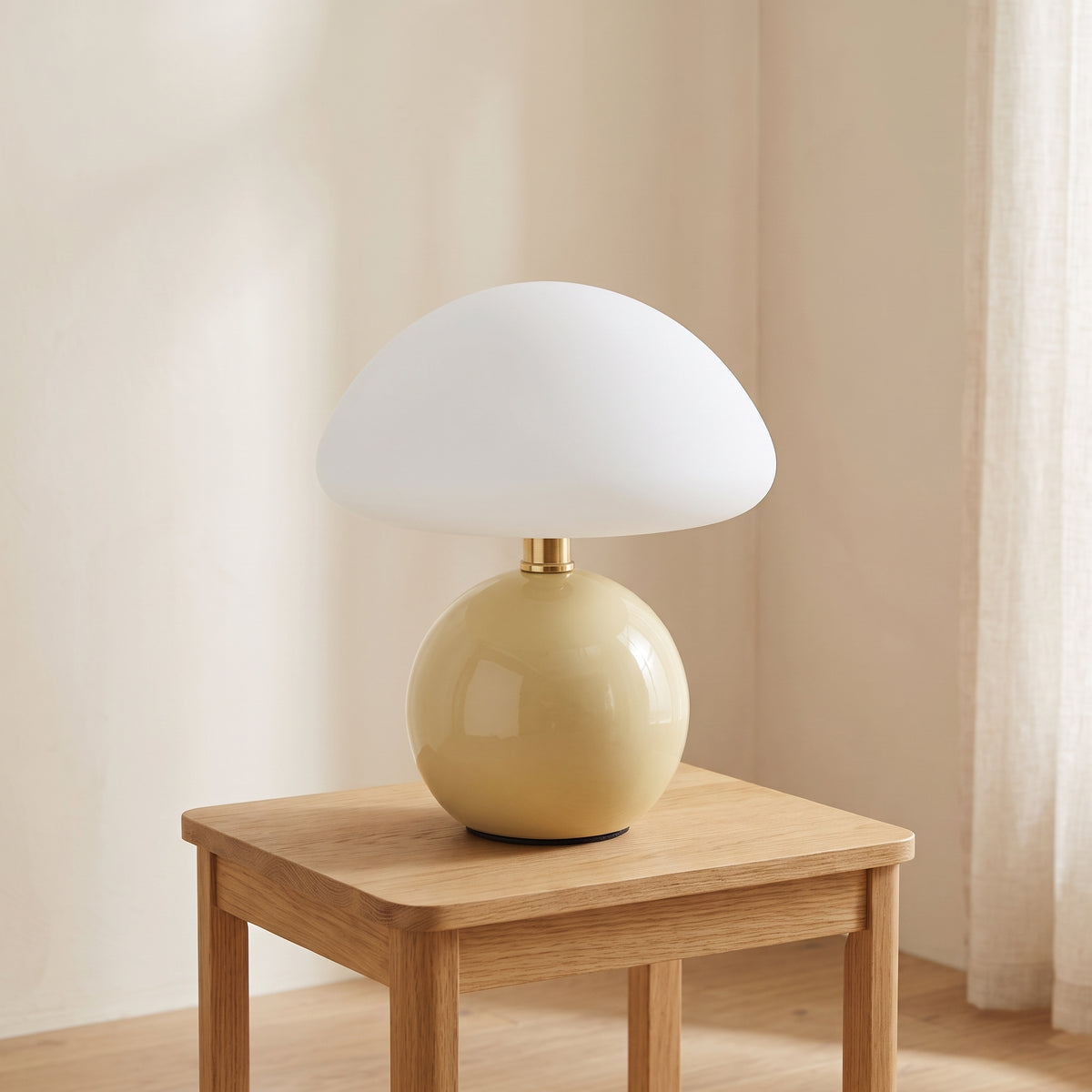 Lunette Ceramic Mushroom Table Lamp