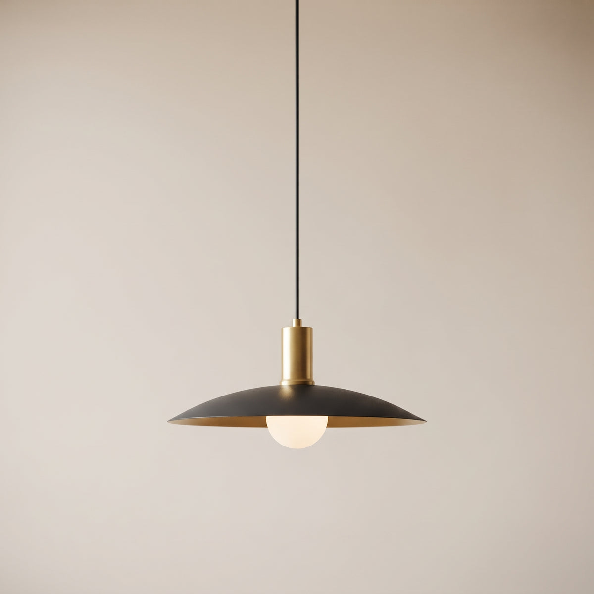 Brunel Brass Pendant Light