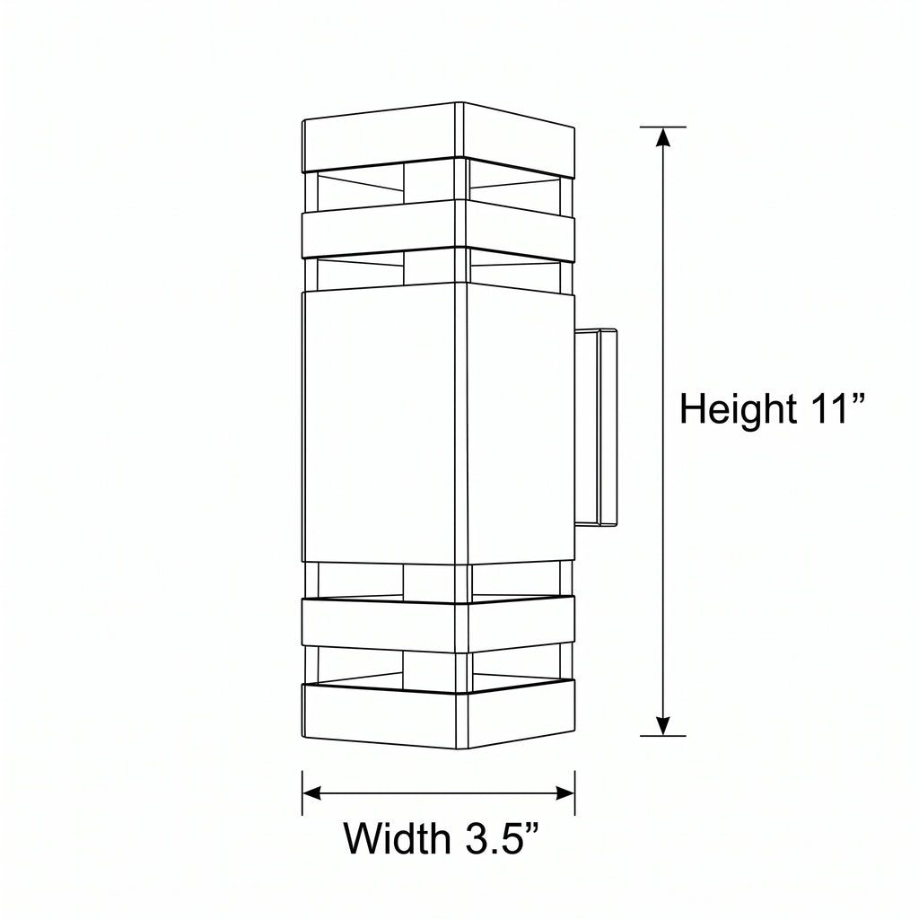 2-Way Outdoor Wall Light