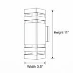 2-Way Outdoor Wall Light