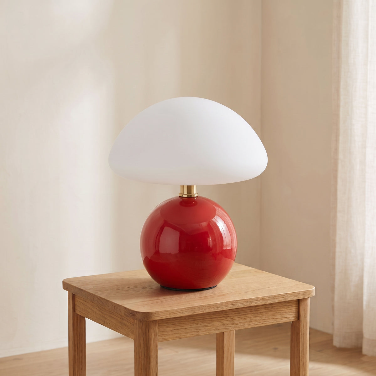 Lunette Ceramic Mushroom Table Lamp