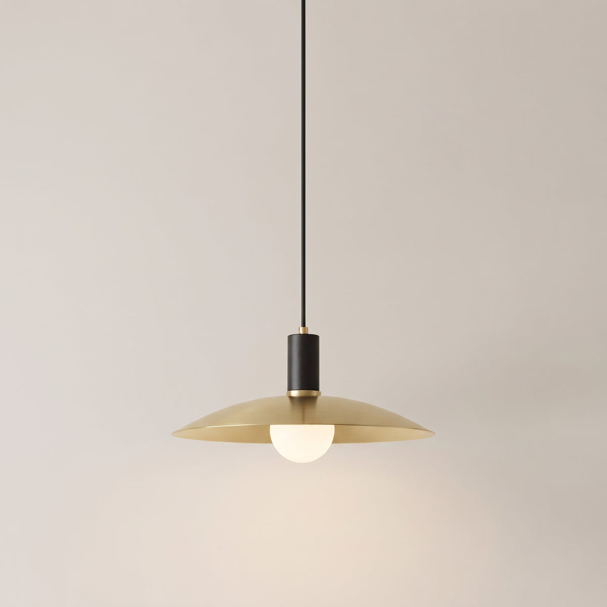 Brunel Brass Pendant Light