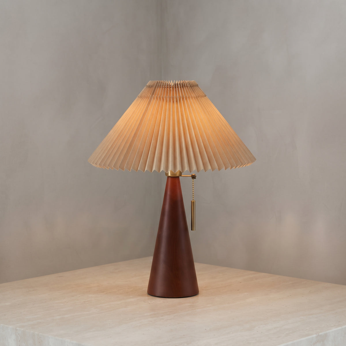 Hinoki Pleated Table Lamp