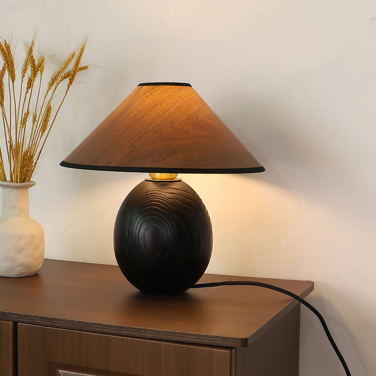 Orbu Wood Table Lamp