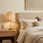 Lenno Gold Linen Table Lamp