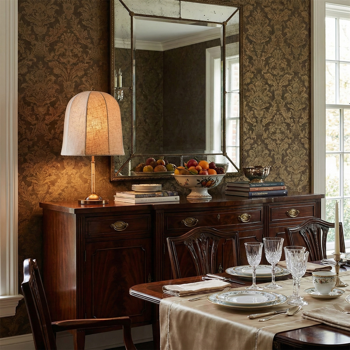 Lenno Gold Linen Table Lamp