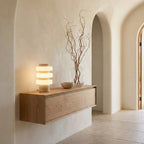 Tiero Travertine Table Lamp