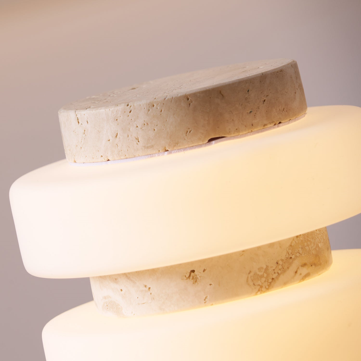 Tiero Travertine Table Lamp