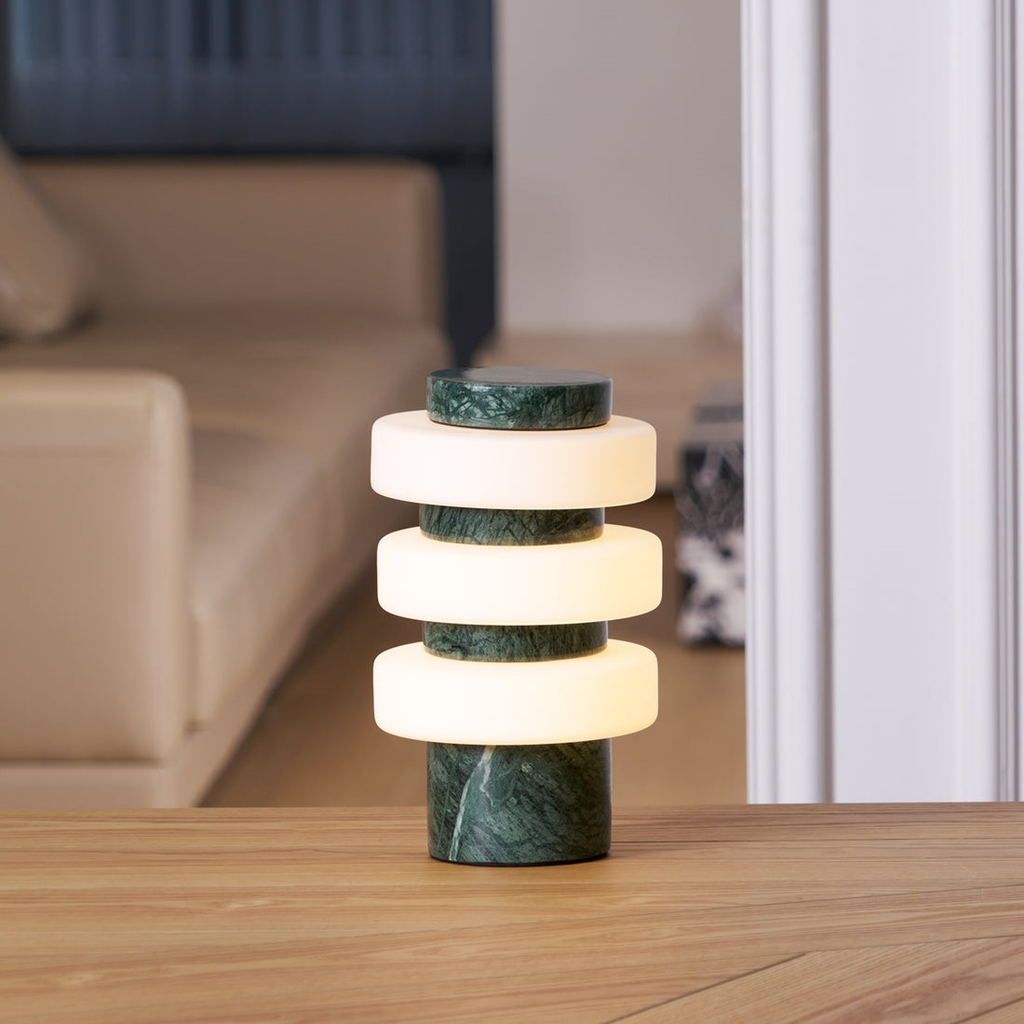 Tiero Travertine Table Lamp