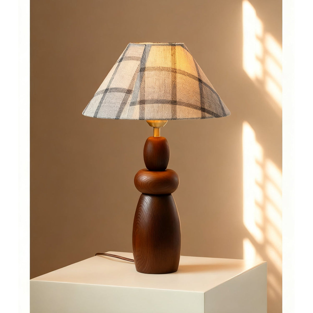 Wovan Wood Table Lamp