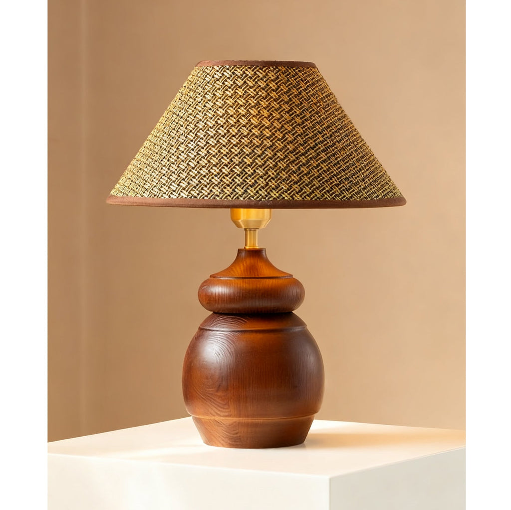 Wovan Wood Table Lamp