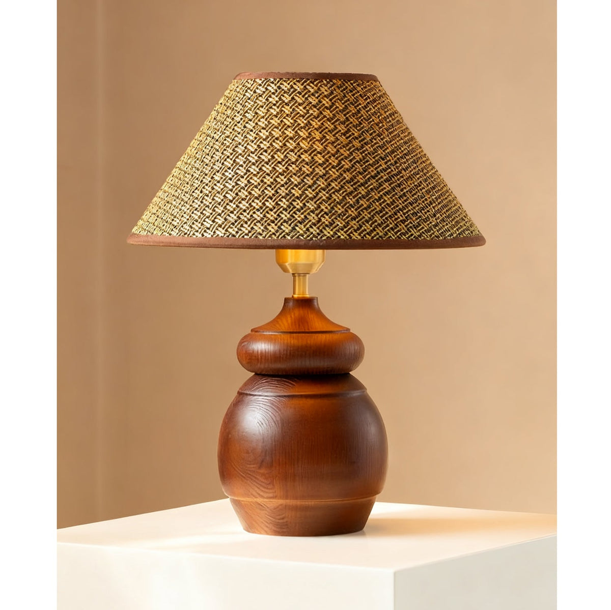 Wovan Wood Table Lamp