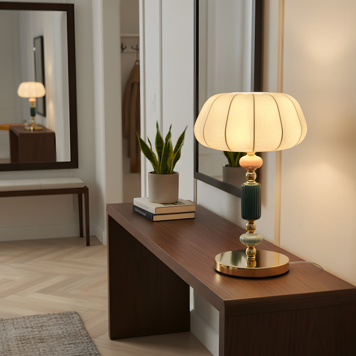 Satina Gold Table Lamp